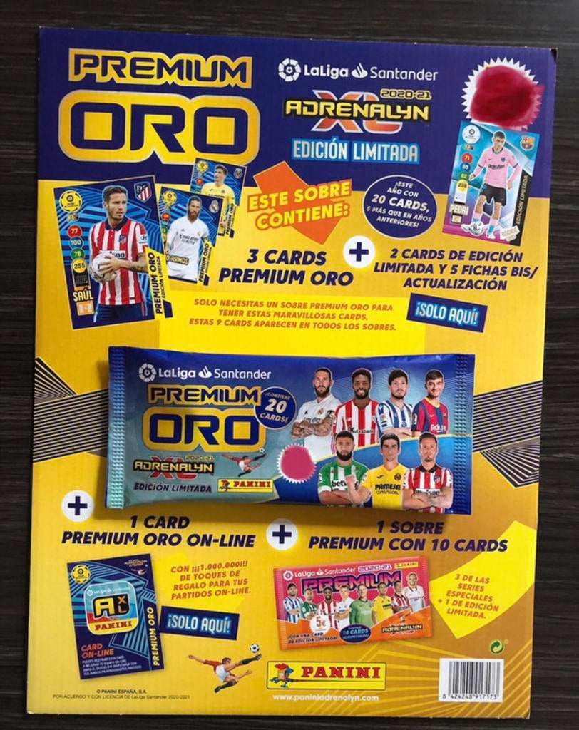 AdrenalynXL20/21 Limited EditionPanini PremiumGouden Envelop, Ophalen of Verzenden, Nieuw, Sport