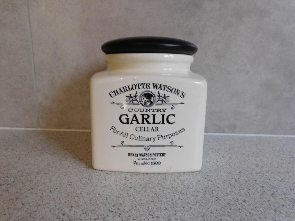 Voorraadpot GARLIC Charlotte Watson, Huis en Inrichting, Keuken | Servies, Overige typen, Ophalen of Verzenden, Zo goed als nieuw