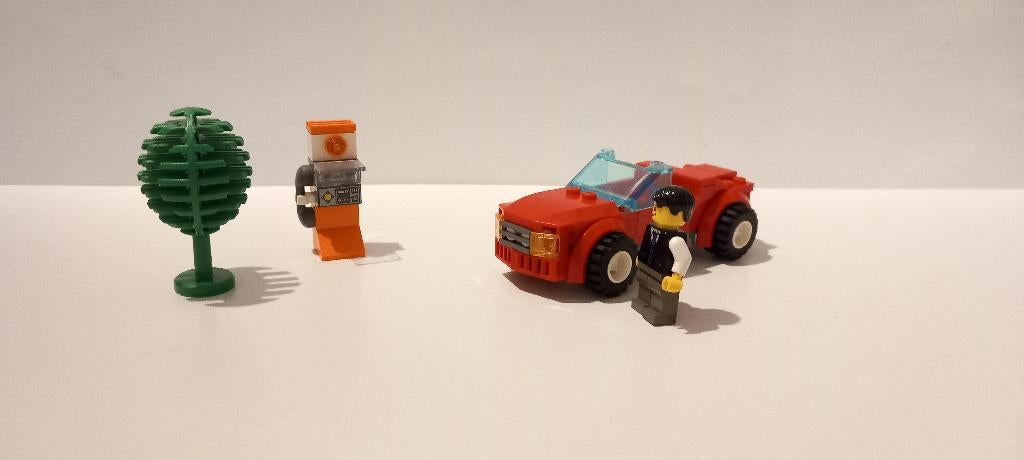 Lego 8402 City sportwagen, Ophalen of Verzenden, Gebruikt, Complete set, Lego