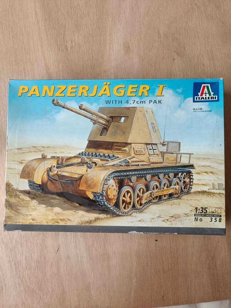Italeri Panzerjäger I – 1:35 – Set 358, Tank, Italeri, 1:32 tot 1:50, Nieuw