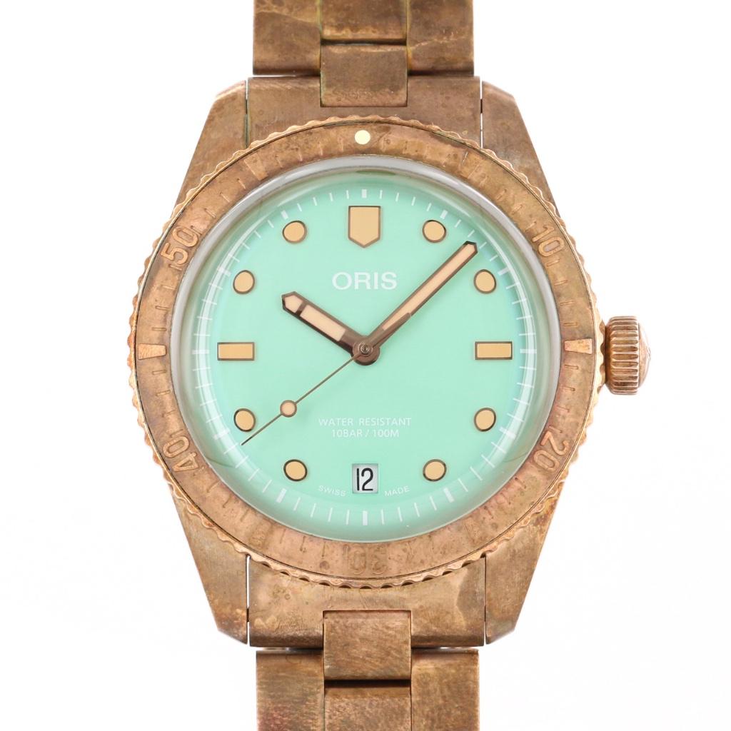 Oris Divers Sixty-Five Candy Cotton 38 (Zeer goed/ 2021), Overige merken, Overige materialen, Polshorloge, Overige materialen