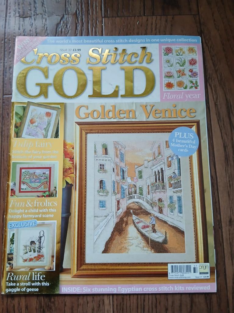 borduurblad Cross Stitch Gold issue 37, Hobby en Vrije tijd, Ophalen of Verzenden, Zo goed als nieuw, Handborduren, Patroon