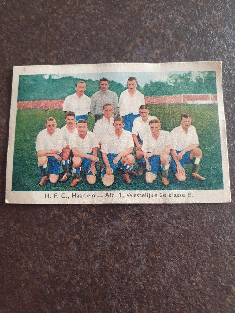 Voetbalplaatje HFC Haarlem, Verzamelen, Ophalen of Verzenden, Gebruikt, Overige binnenlandse clubs, Poster, Plaatje of Sticker