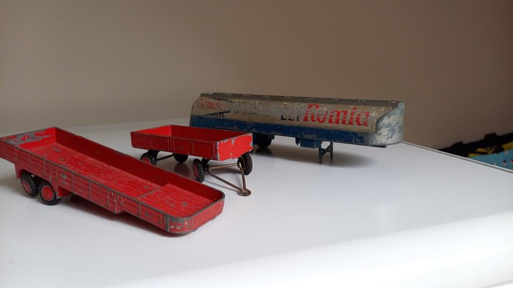 3 aanhangers Daf Lion Car., Ophalen of Verzenden, Wisselstroom, Wagon, Märklin