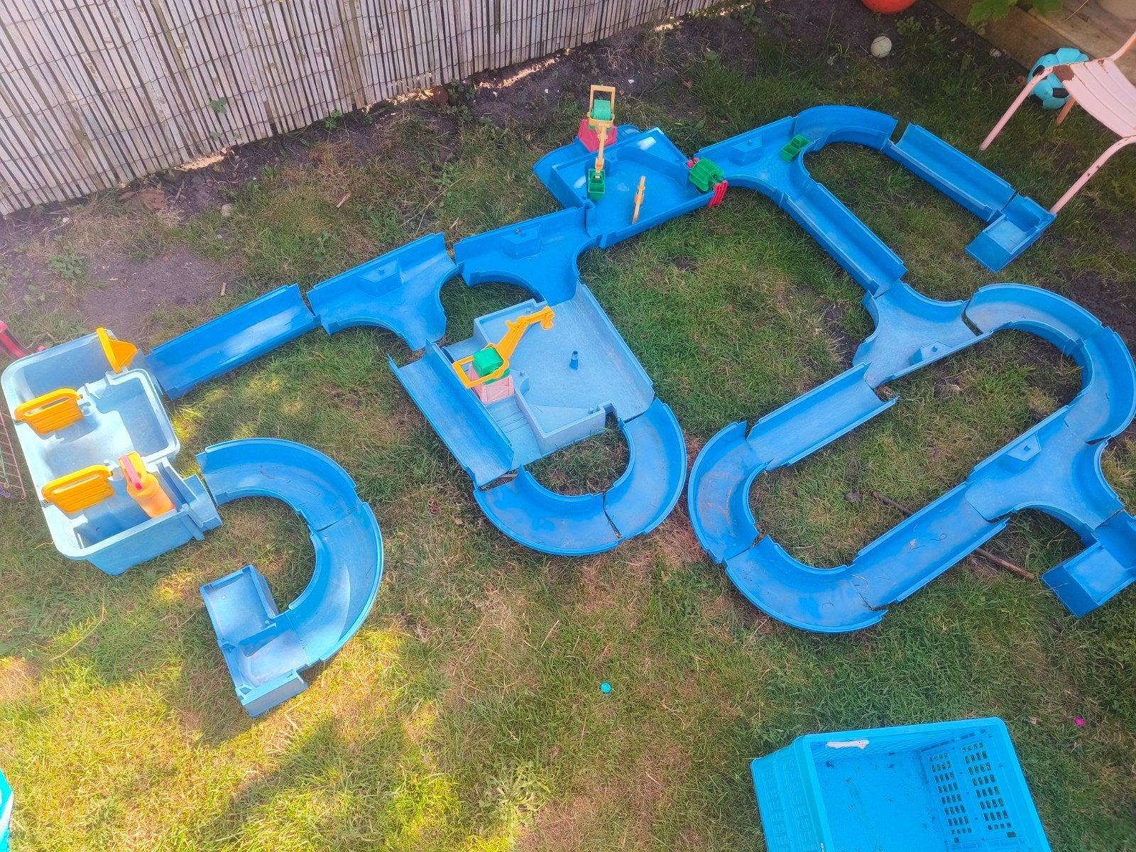 Grote Aquaplay set met 26 basisdelen en veel accessoires, Ophalen of Verzenden, Gebruikt