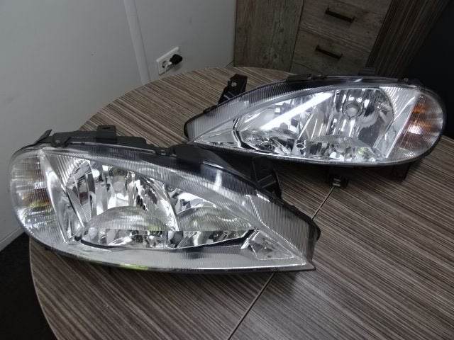 Koplamp Renault Megane Coupe-Cabrio bj 2003 Links en Rechts, Gebruikt, -, Renault, -