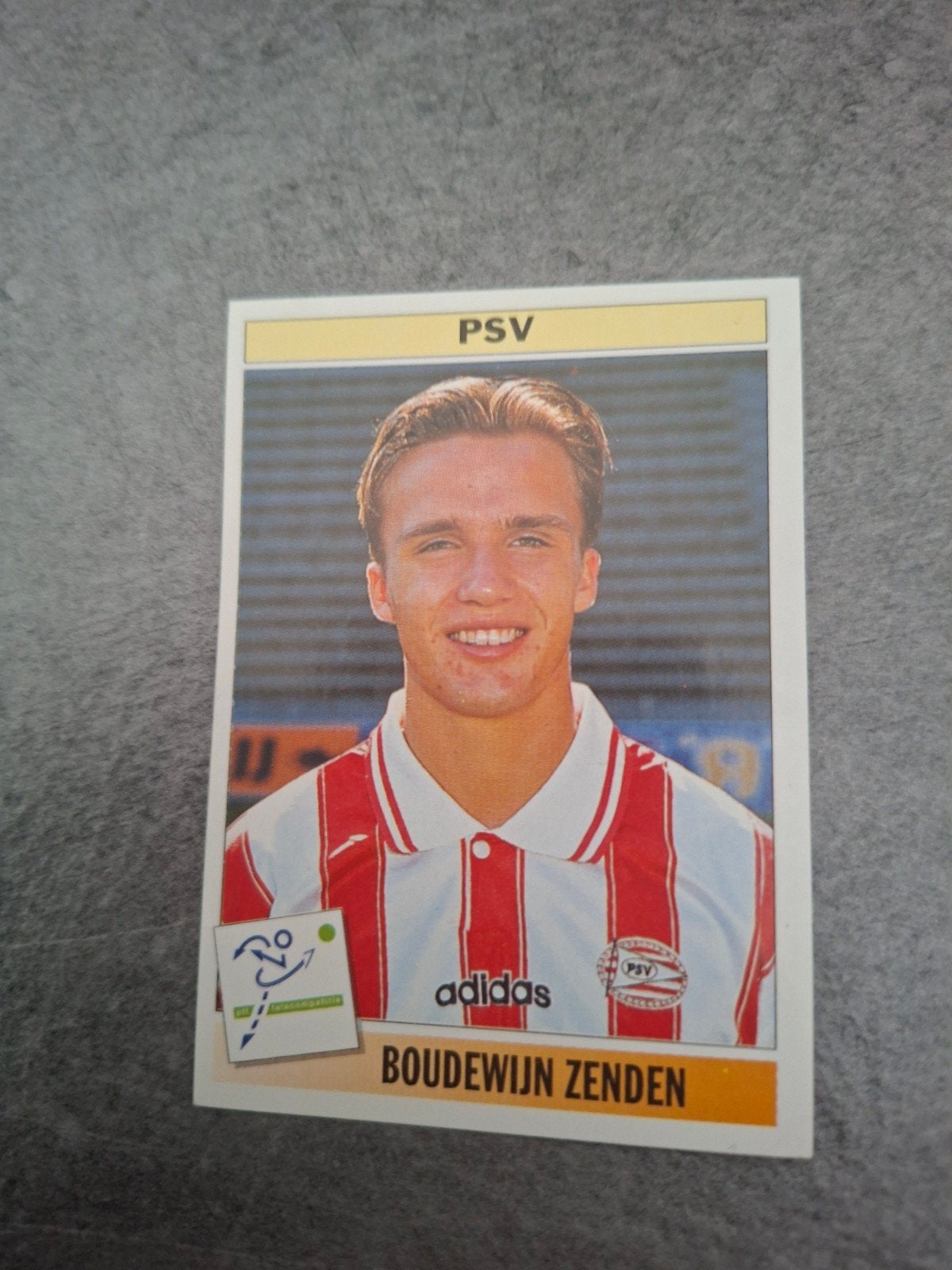 Panini sticker Voetbal 95. Boudewijn Zenden PSV Eindhoven., Ophalen of Verzenden, Zo goed als nieuw, Sticker