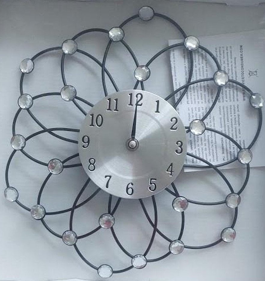 Decoratieve Wandklok, Huis en Inrichting, Ophalen, Wandklok