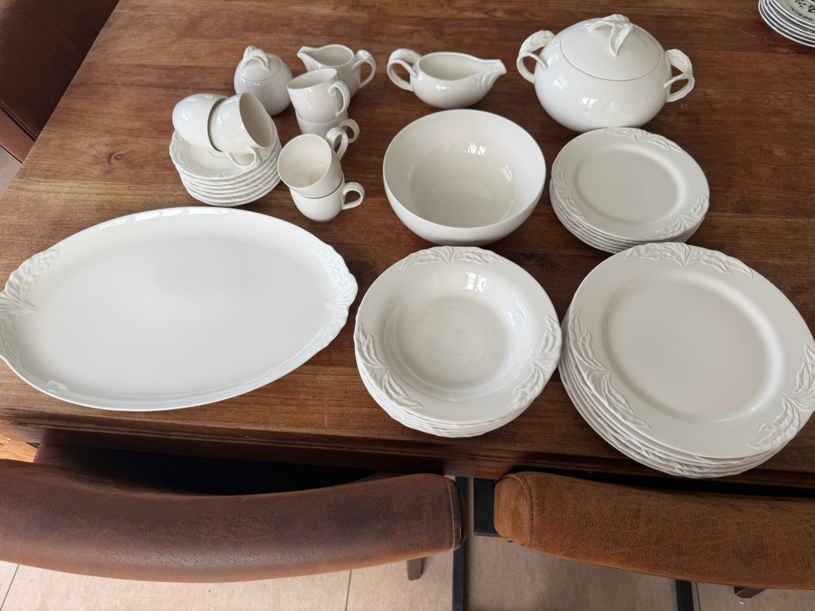 Villeroy & Boch Foglia servies 6 persoons, Ophalen of Verzenden
