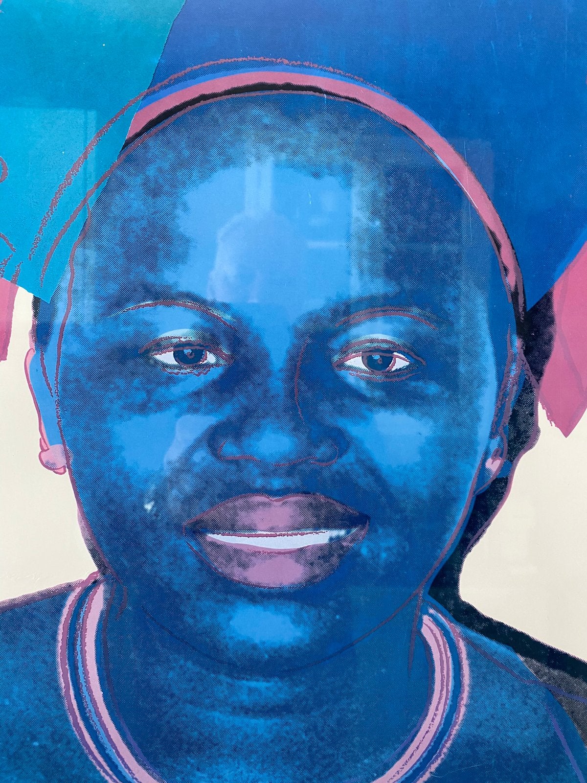 Andy Warhol art-print in lijst Queen ntombi twala, Ophalen, Gebruikt, Onbekend, Print