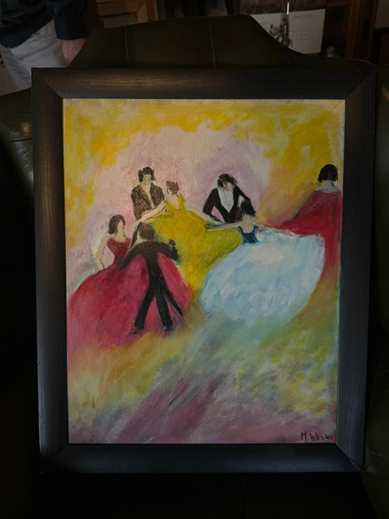 Schilderij Weski, Ophalen