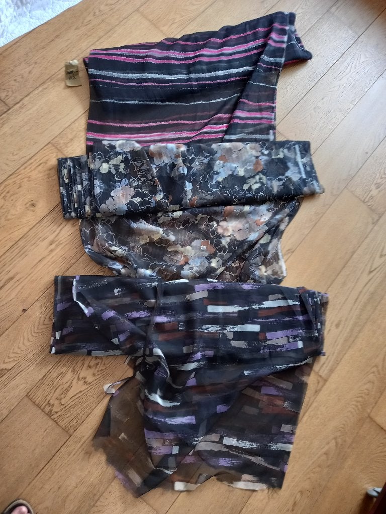 Vintage rollen voile stofjaren 70 stof met print, Hobby en Vrije tijd, Stoffen en Lappen, Ophalen, Overige materialen, Overige kleuren