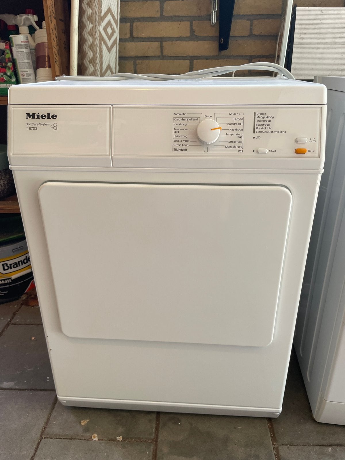Miele SoftCare System T 8703 Luchtafvoer Wasdroger, Witgoed en Apparatuur, Wasdrogers, Ophalen, 6 tot 8 kg, Luchtafvoer, Zo goed als nieuw