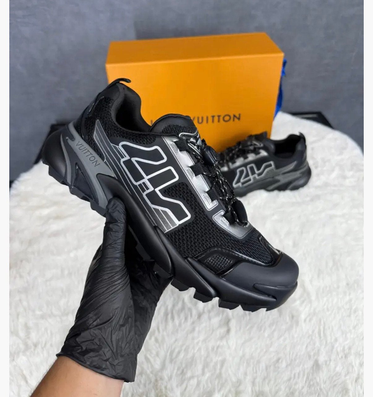 Louis Vuitton Runner Tatic New Sneakers Black, Kleding | Heren, Schoenen, Verzenden, Nieuw, Zwart