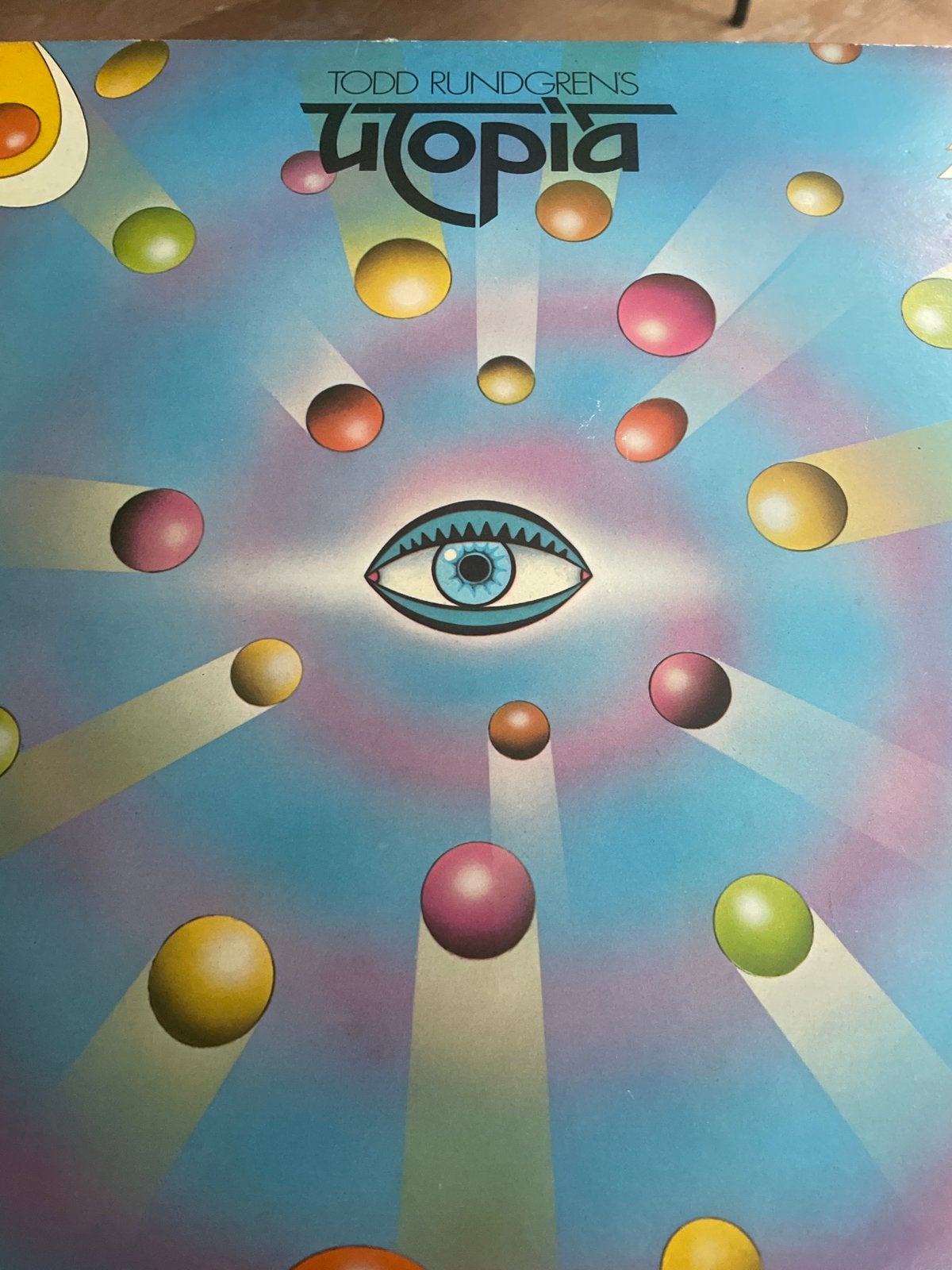 Todd Rundgren's Utopia - Zeldzame LP uit 1976, Cd's en Dvd's, Vinyl | Rock, Ophalen of Verzenden, Gebruikt