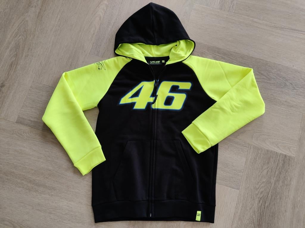 Valentino Rossi hoodie 46 the doctor, mt 146-152 (10-11), Racing Apparel, Jongen of Meisje, Trui of Vest, Nieuw
