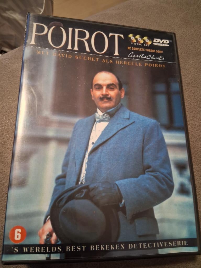 Poirot DVD - De Complete Tweede Serie met David Suchet, Vanaf 6 jaar, Ophalen of Verzenden, Gebruikt, Detective en Krimi