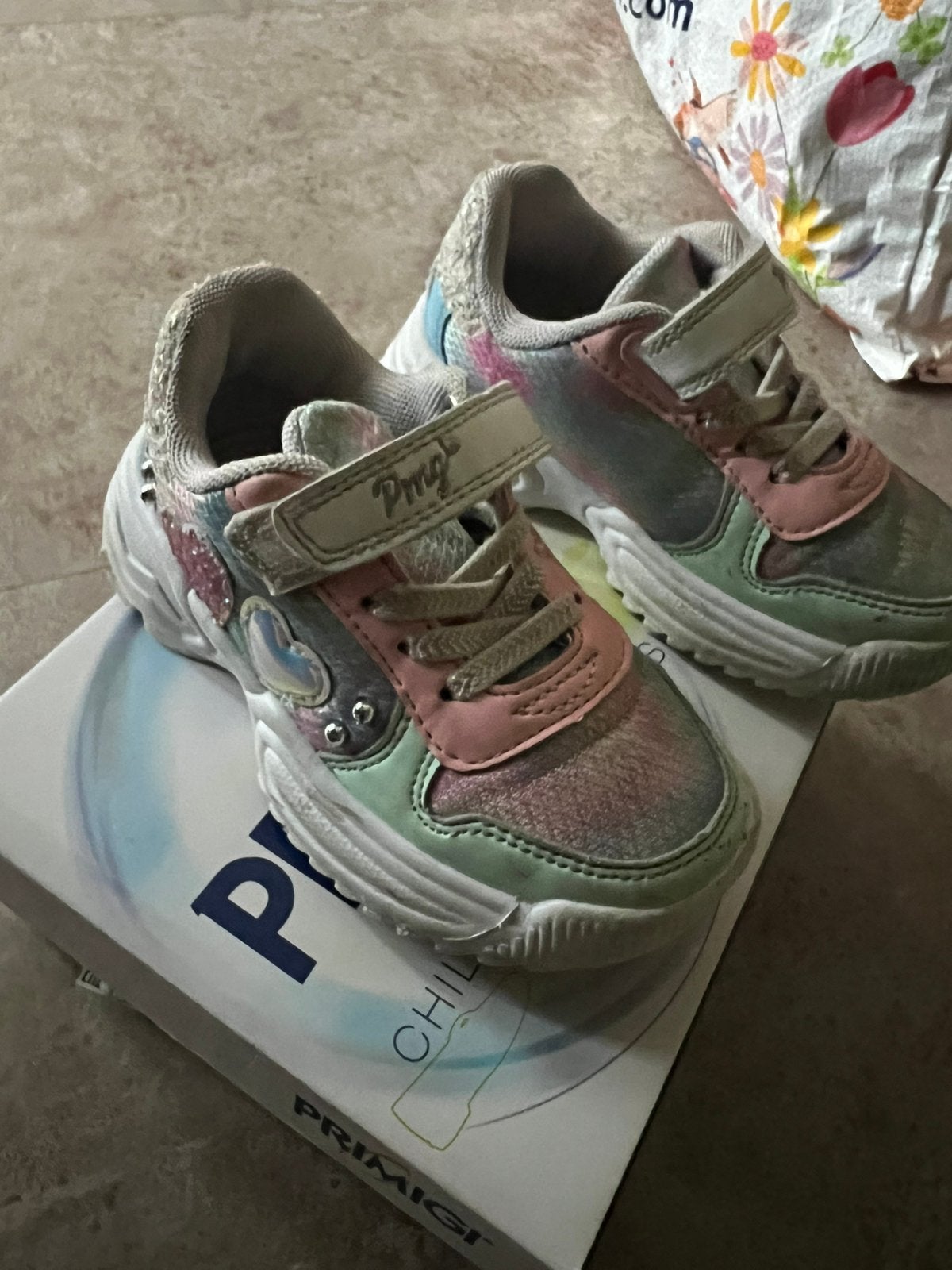 PRIMIGI sneakers maat 25. Met eenhoorn, Meisje, Schoenen, Ophalen of Verzenden, Zo goed als nieuw