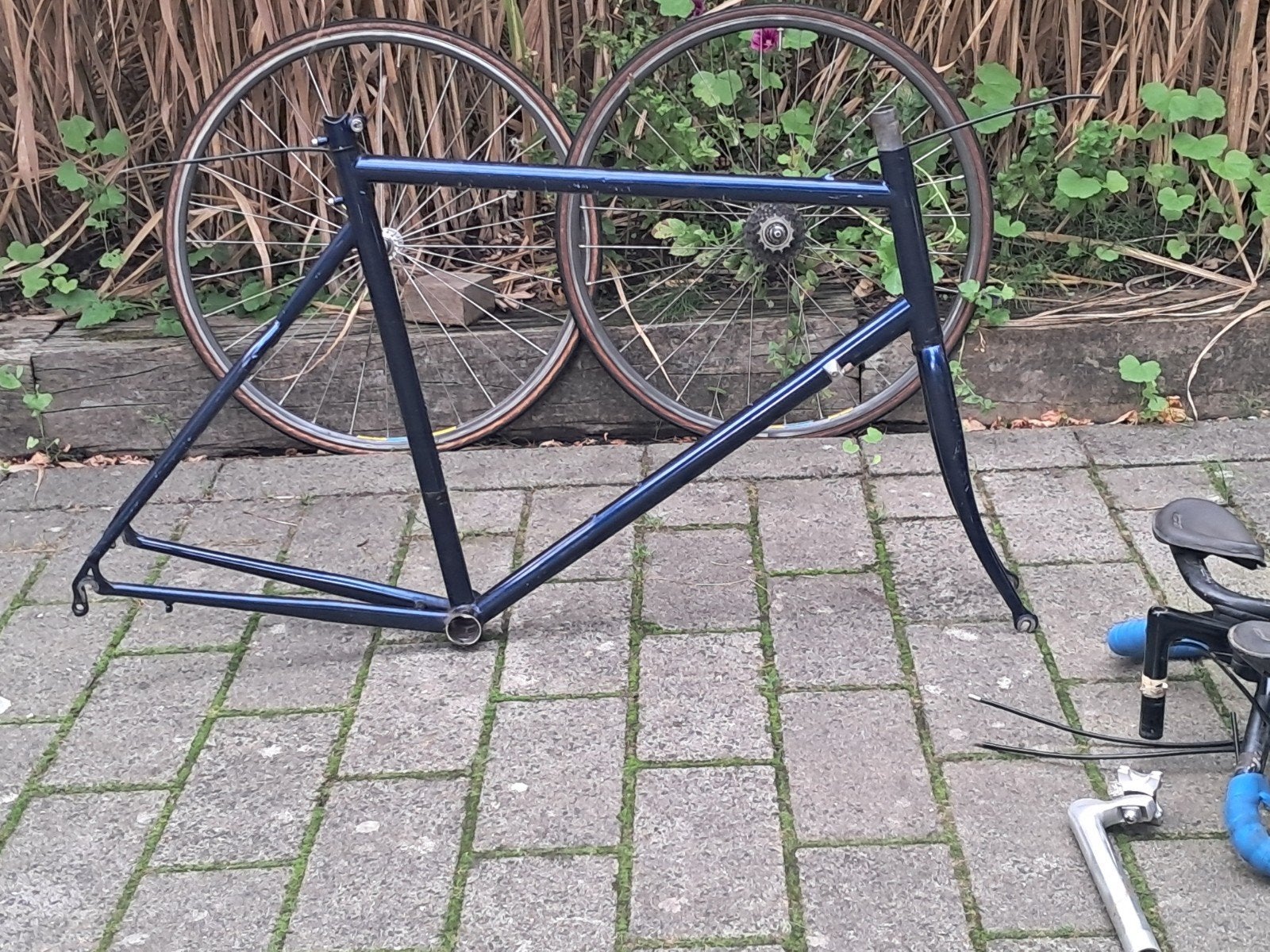 retro Nishiki prestige Triatlon frame met wielen, Ophalen, Gebruikt, Frame