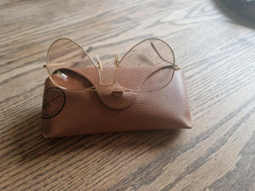 Ray-ban aviator dames zonnebril roze / goud, Ophalen of Verzenden, Zo goed als nieuw, Zonnebril, Ray-Ban