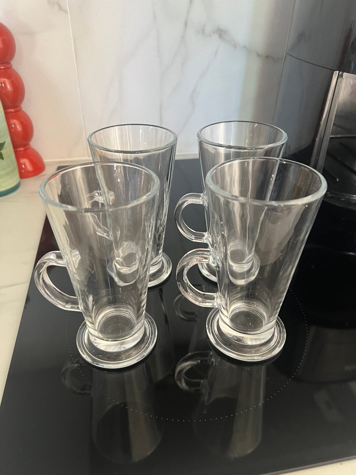 4 latte macciato glazen, Ophalen of Verzenden, Nieuw, Overige typen