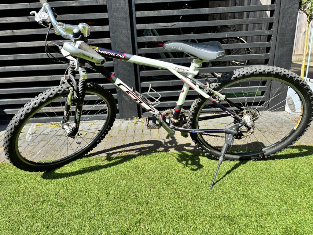 Te koop: GT mountainbike 26” met kleiner frame (14,5”), Fietsen en Brommers, Fietsen | Mountainbikes en ATB, Gebruikt, Velgrem