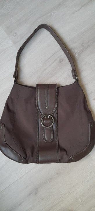 Vintage bruine Mexx tas / schoudertas, ZGAN, Ophalen of Verzenden, Zo goed als nieuw, Bruin, Schoudertasje