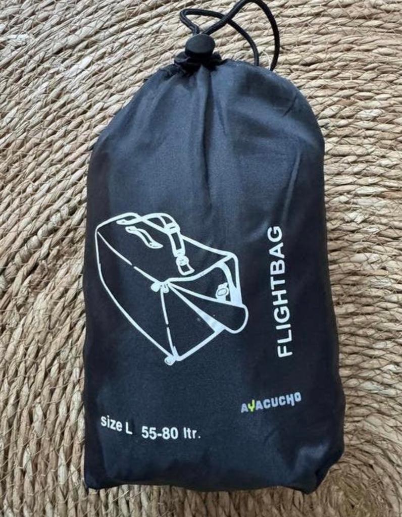 Ayacucho Flightbag Maat L (55-80 liter) - Zwart, Gebruikt, 20 tot 30 cm, Zwart, Ophalen of Verzenden
