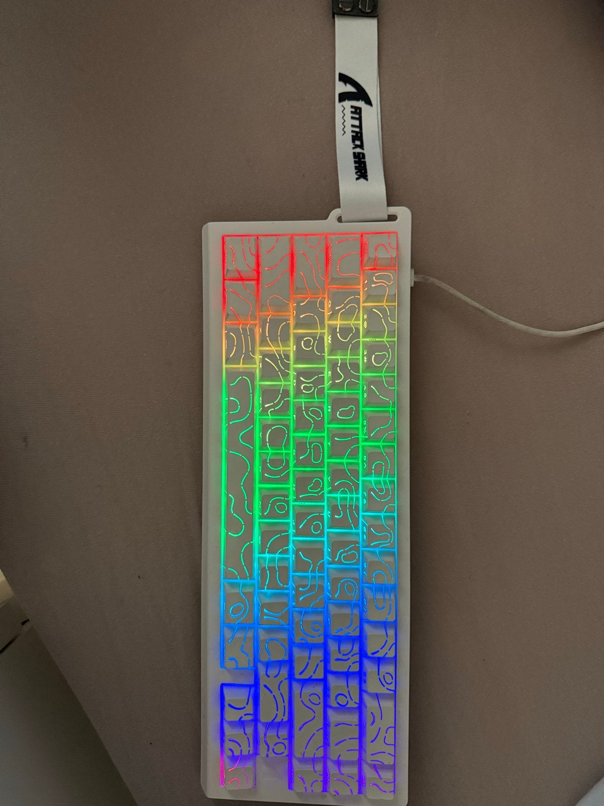 Attack Shark X68 HE Gaming Toetsenbord & Razer Deathadder Mu, Ophalen, Rechtshandig, Muis, Gebruikt