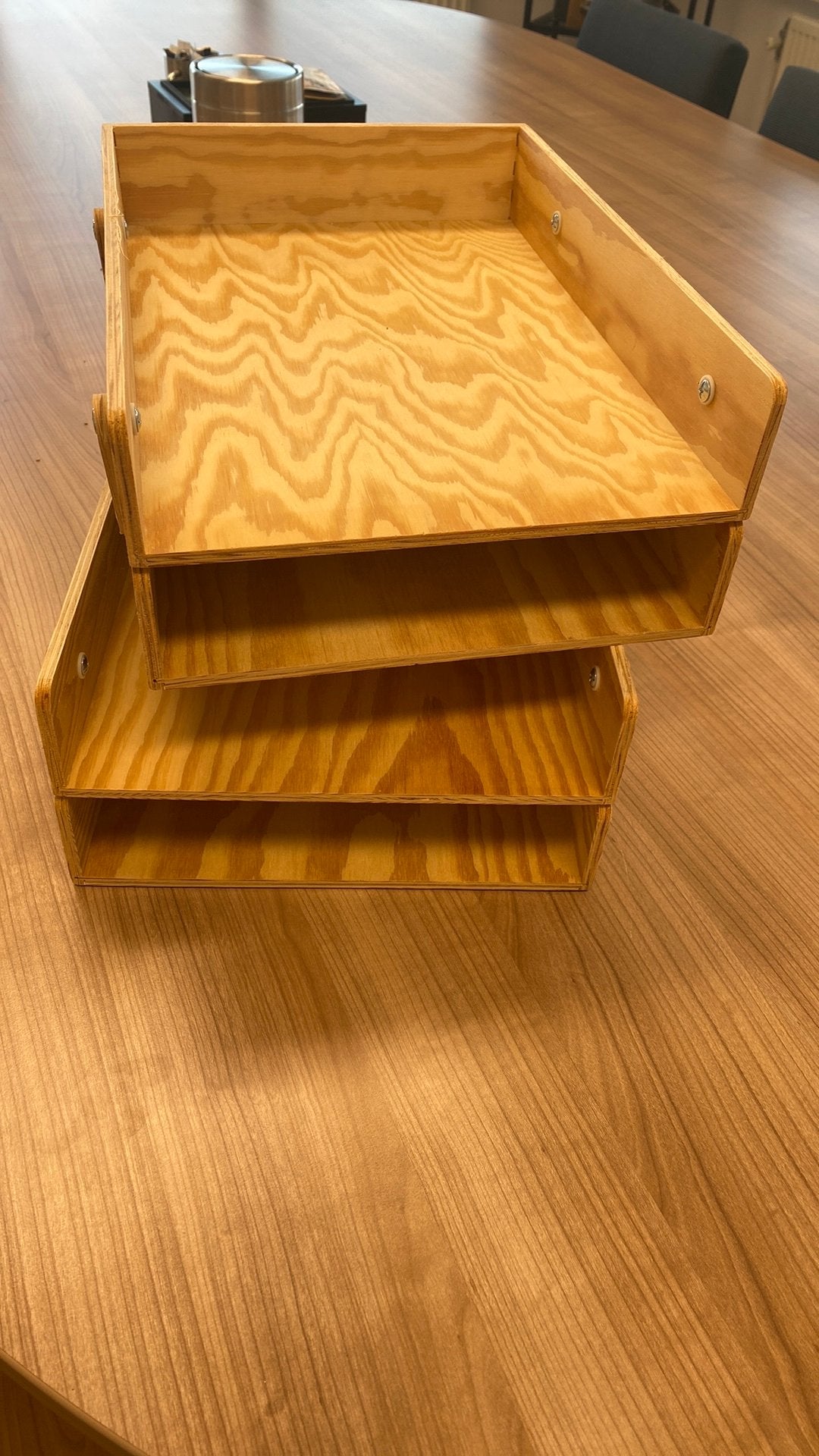 Houten brievenbakjes ikea, Ophalen, Zo goed als nieuw