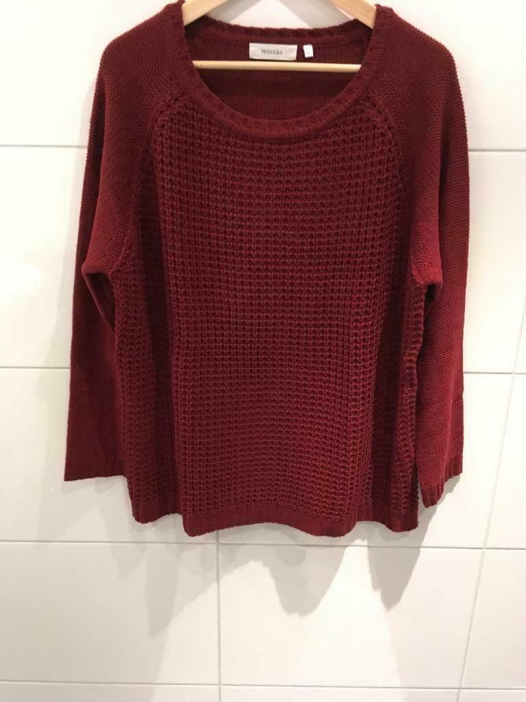 Prachtige Trui van Yessica, Mt XL, Bordeaux Rood, Nieuw!, Ophalen, Yessica, Maat 46/48 (XL) of groter, Nieuw
