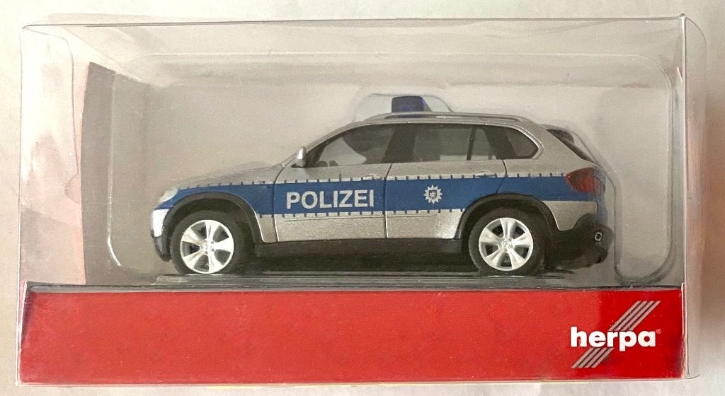 Herpa 90896 BMW X5 TM Polizei, Ophalen of Verzenden, Zo goed als nieuw, Bus of Vrachtwagen, Herpa