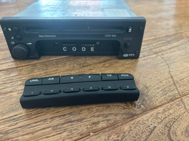 Delco CDR 500 Autoradio, Auto diversen, Ophalen of Verzenden, Gebruikt