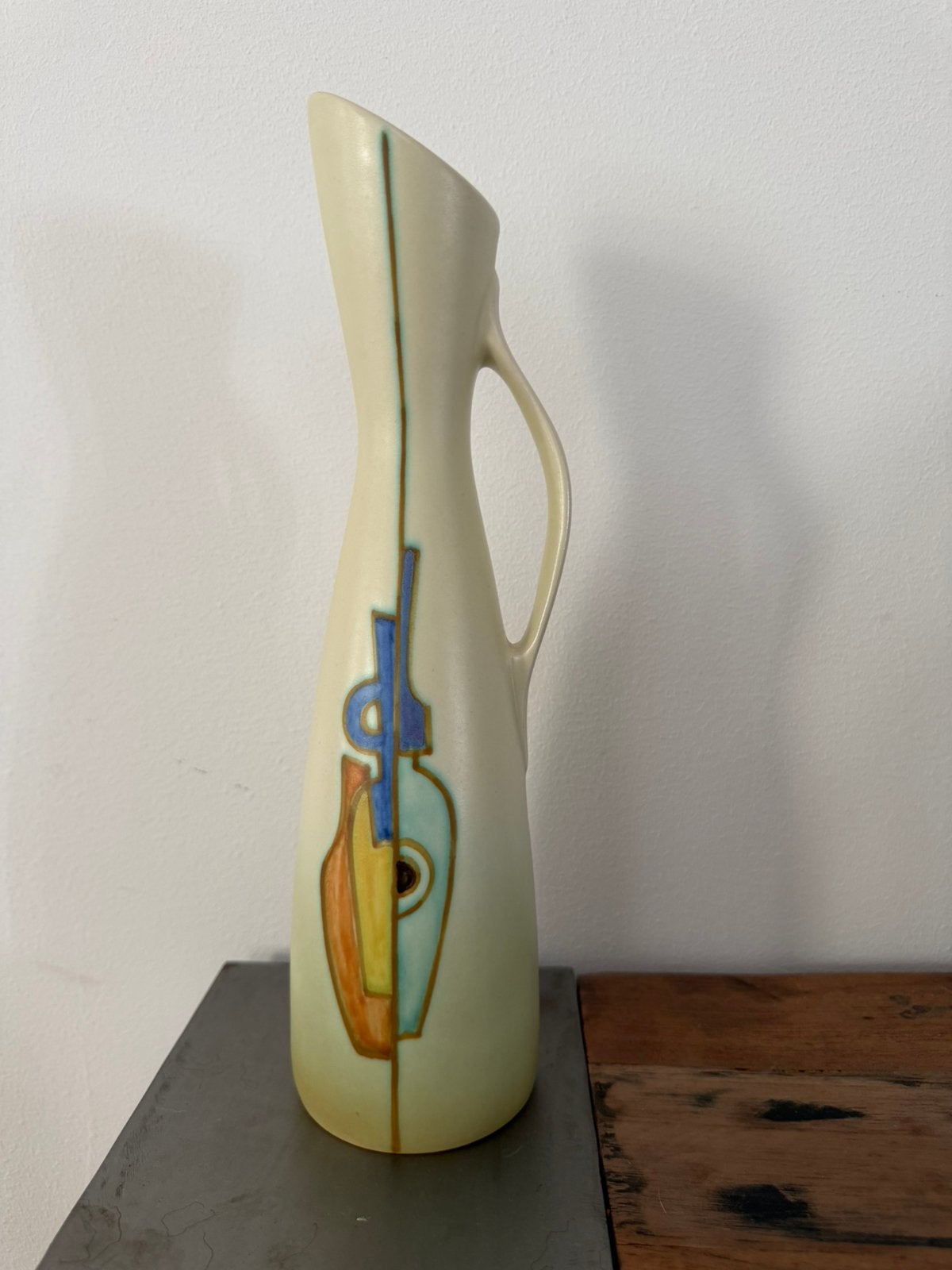 Plateel vaas schoonhoven decor Kerami, Antiek en Kunst, Antiek | Vazen, Ophalen of Verzenden