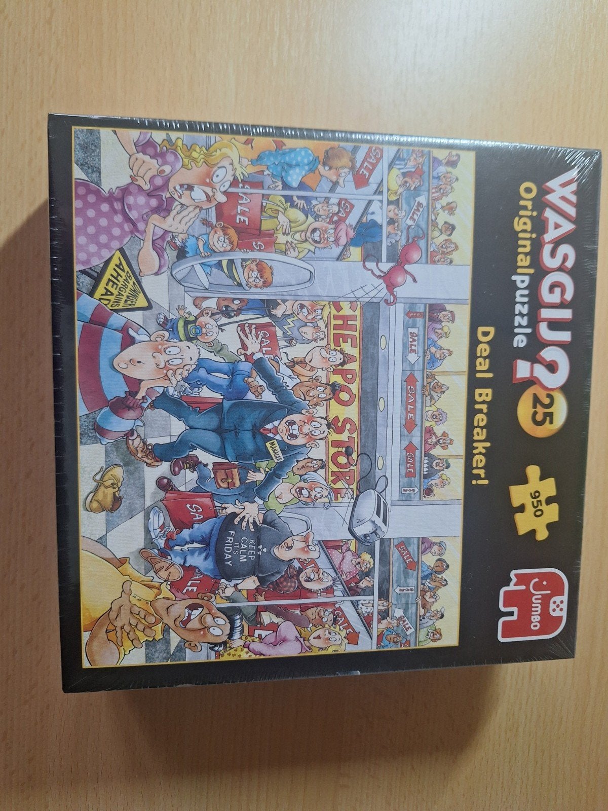 Wasgij 25, Hobby en Vrije tijd, Denksport en Puzzels, Ophalen of Verzenden, 500 t/m 1500 stukjes, Zo goed als nieuw