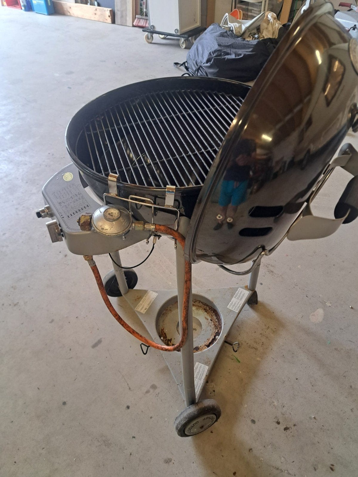 BBQ op gas, Tuin en Terras, Ophalen, Gebruikt