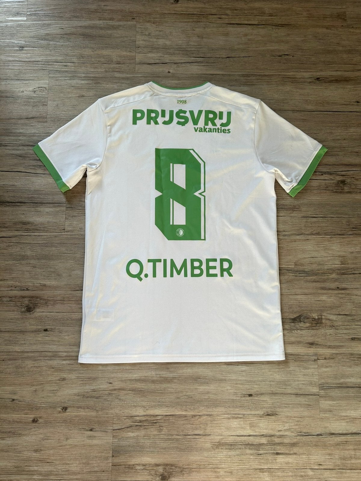 Origineel Feyenoord 3e Shirt 23/24 Timber #8 - Maat M, Maat M, Ophalen of Verzenden, Zo goed als nieuw, Shirt