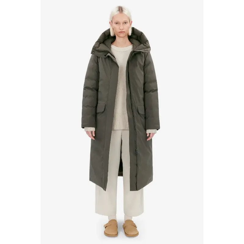 Elvine geweldig mooie & warme mosgroene winter parka 34/XS, Kleding | Dames, Ophalen of Verzenden, Zo goed als nieuw, Maat 34 (XS) of kleiner