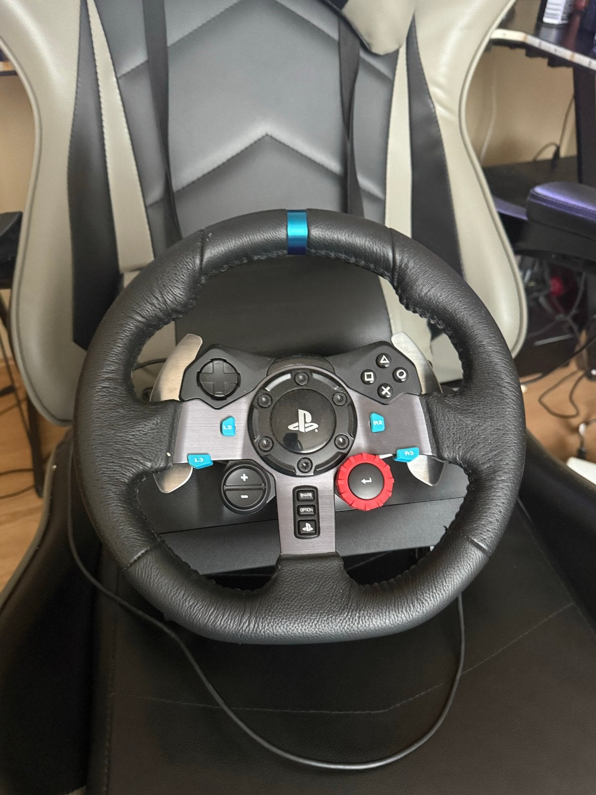 Logitech G29 Driving Force racestuur met pedalen, Ophalen, Racestuur, Gebruikt, Force feedback