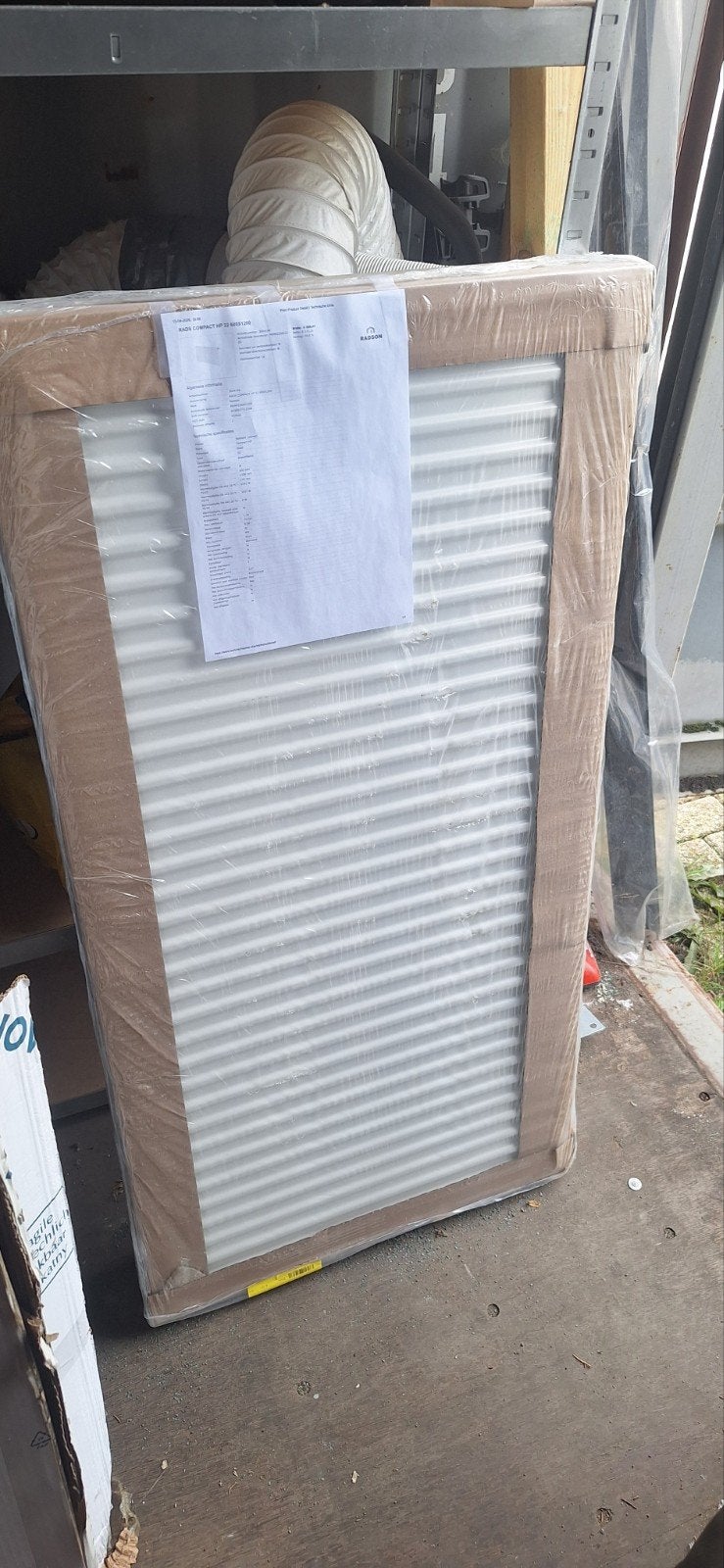 Nieuwe Radson Compact Plan radiator 600x1200mm, Type 22, Ophalen, 30 tot 80 cm, Radiator, Nieuw