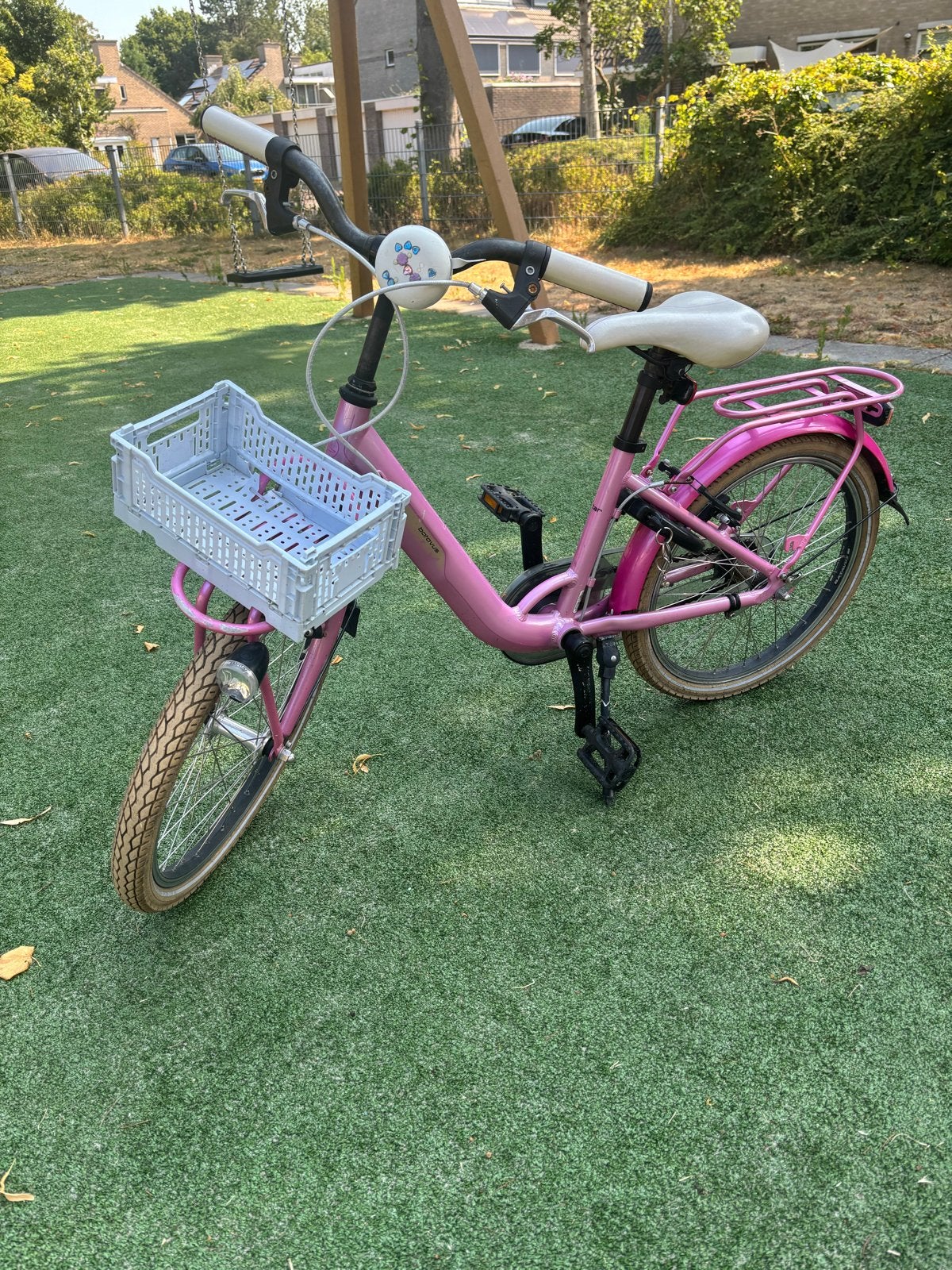 Batavus 20 inch kinderfiets - Roze, Ophalen of Verzenden, Gebruikt, Terugtraprem, 20 inch of meer
