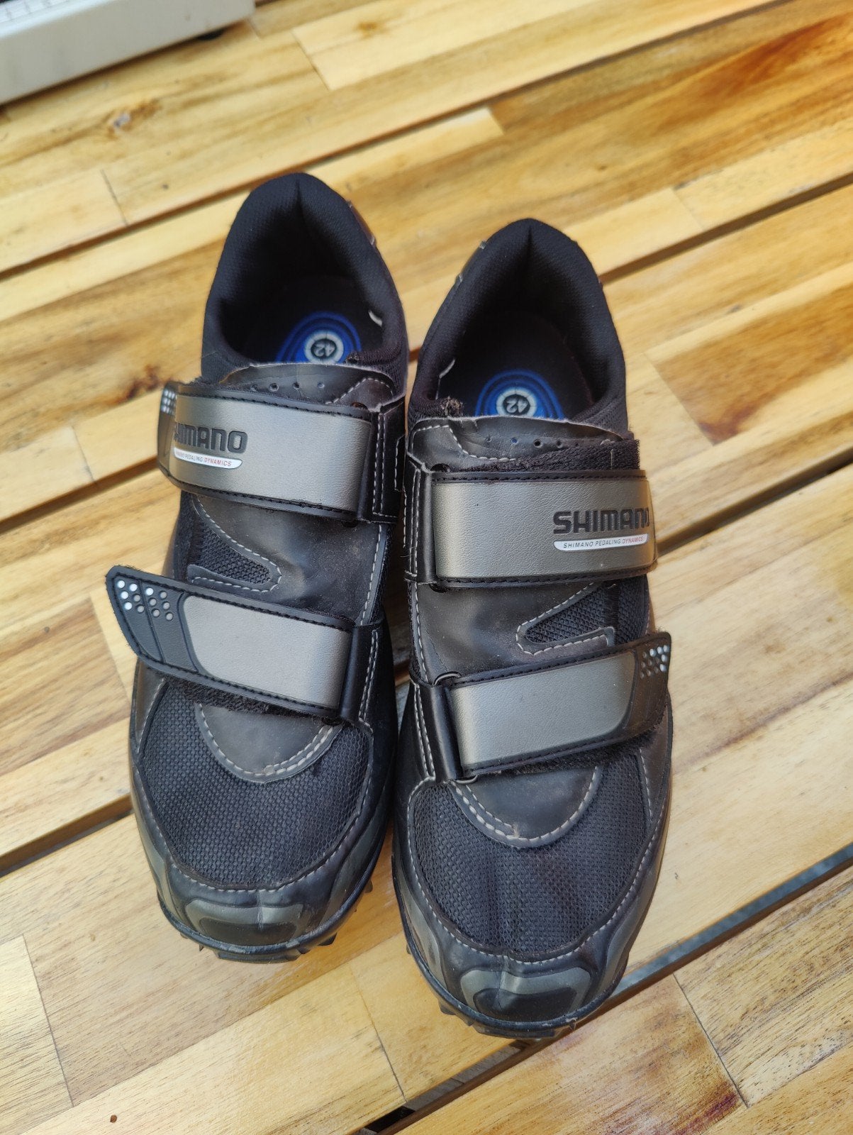 Shimano SPD fietsschoenen maat 42, Fietsen en Brommers, Gebruikt, Heren, Schoenen, Overige maten