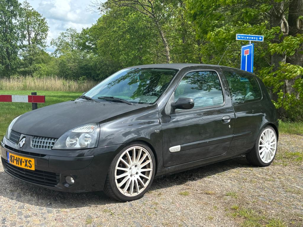 Renault Clio 1.4 16V RT 3DR 2005 2002 Zwart, Ophalen of Verzenden