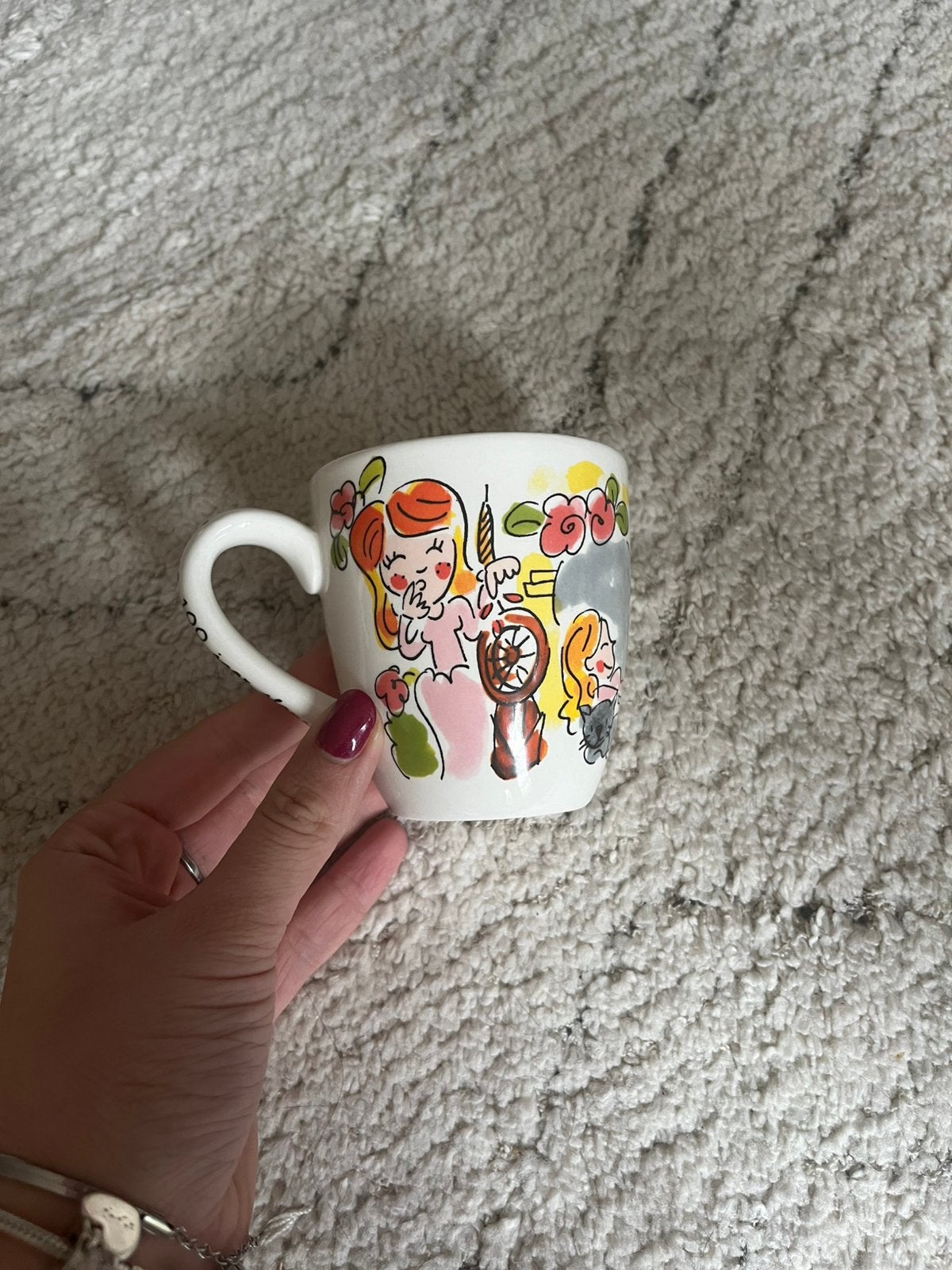 Blond-Amsterdam Efteling mini mok met oor, Ophalen of Verzenden, Zo goed als nieuw, Aardewerk, Kop(pen) en/of Schotel(s)