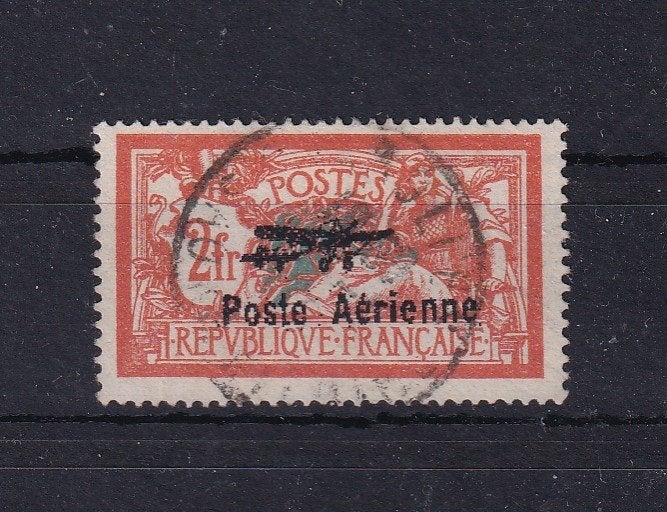 B182) 1927 Frankrijk Mi 220 LP €200 opdruk geen garantie, Verzenden, Gestempeld