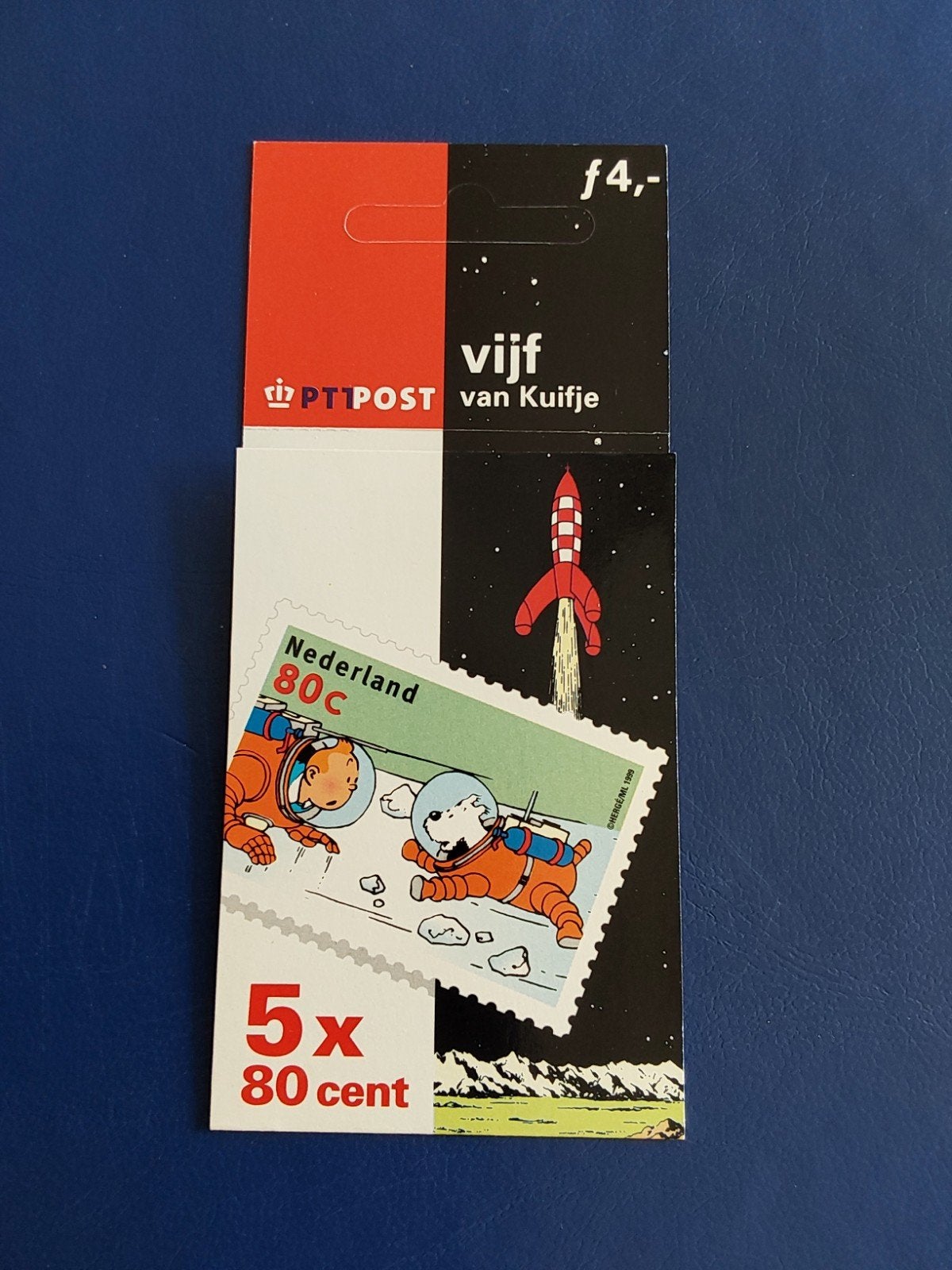 nvph PB59 Vijf van Kuifje 1999 ( pf), Postzegels en Munten, Postzegels | Nederland, Ophalen of Verzenden