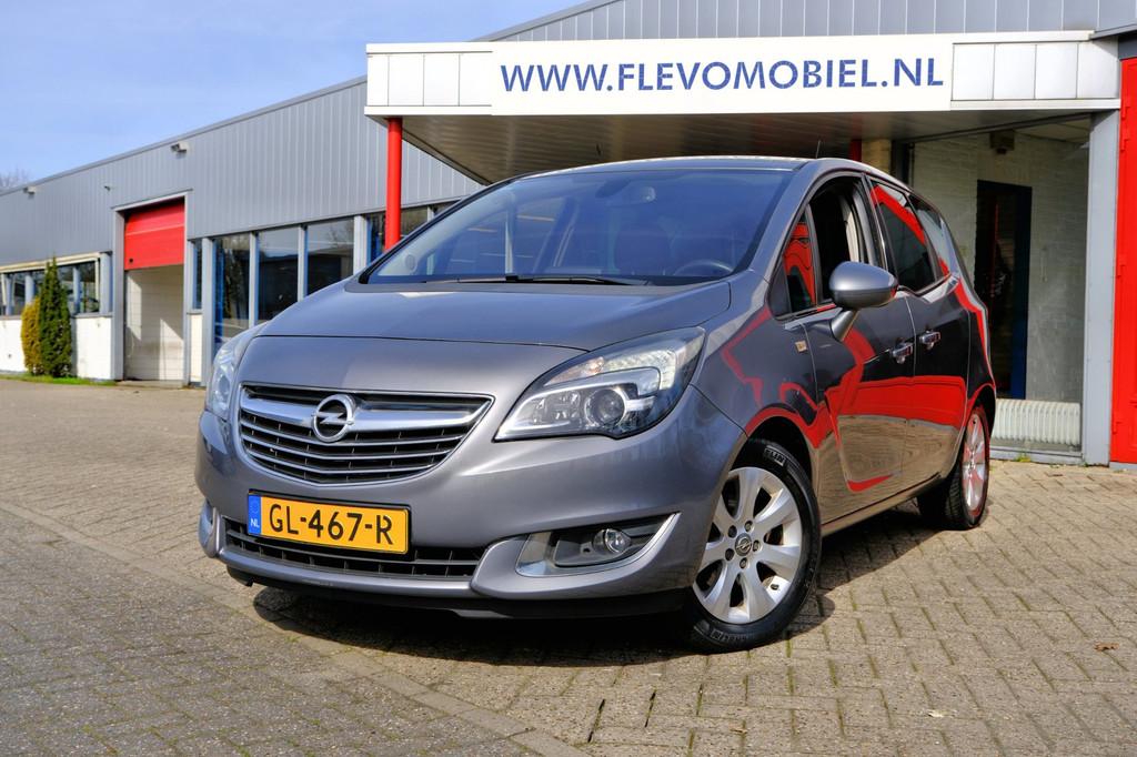Opel Meriva 1.4 Turbo Cosmo Leder|Navi|Clima|LMV, Auto's, Voorwielaandrijving, Gebruikt, 4 cilinders, Bedrijf