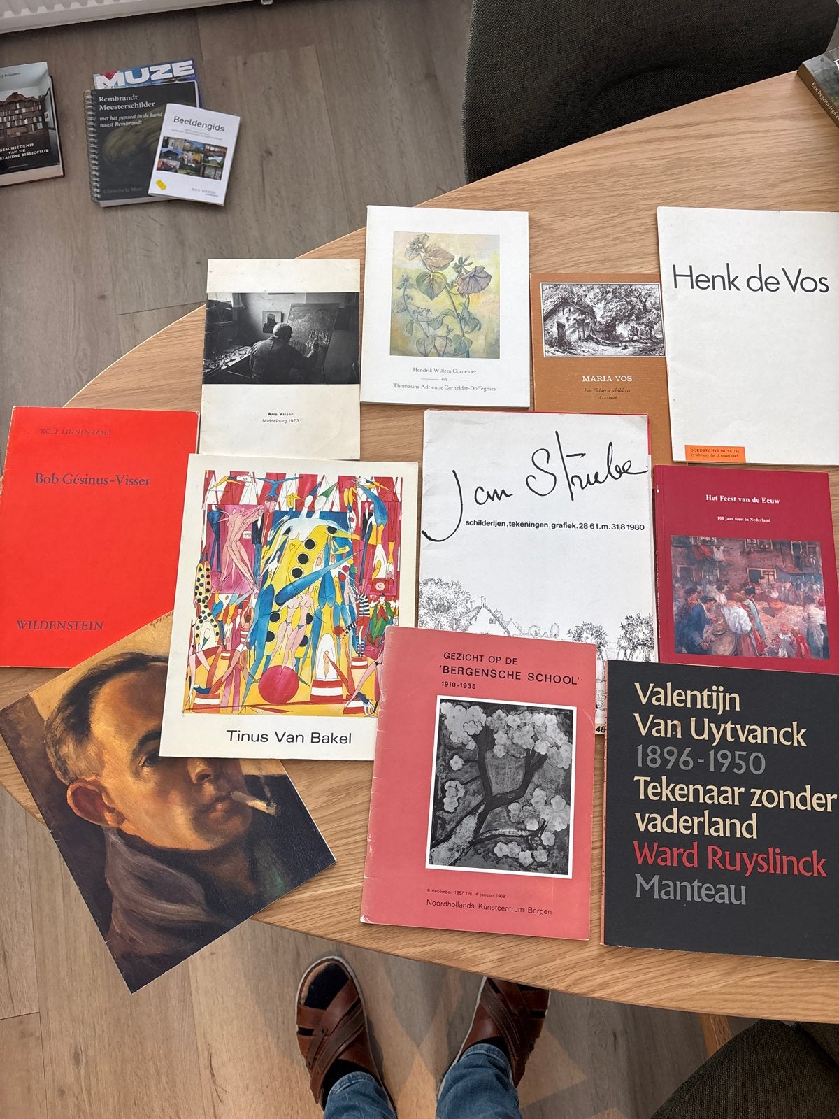 Diverse kunstboeken: Van Bakel, Strube, Bergense School, Ophalen of Verzenden, Gelezen, Overige onderwerpen