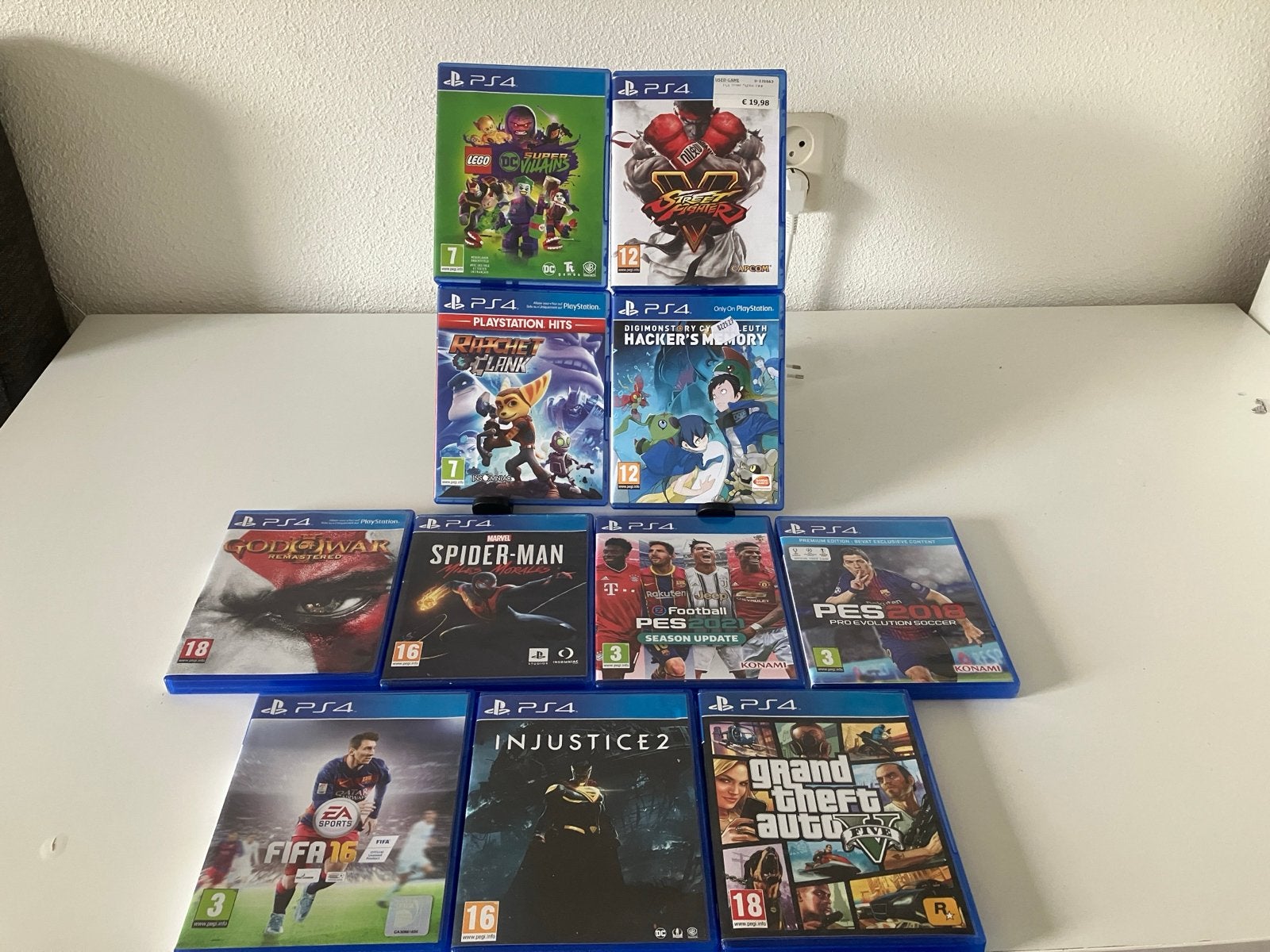 PS4 Games Bundel - 10 Titels, Compleet en Intact, Spelcomputers en Games, Ophalen, Overige genres, Eén computer, Zo goed als nieuw