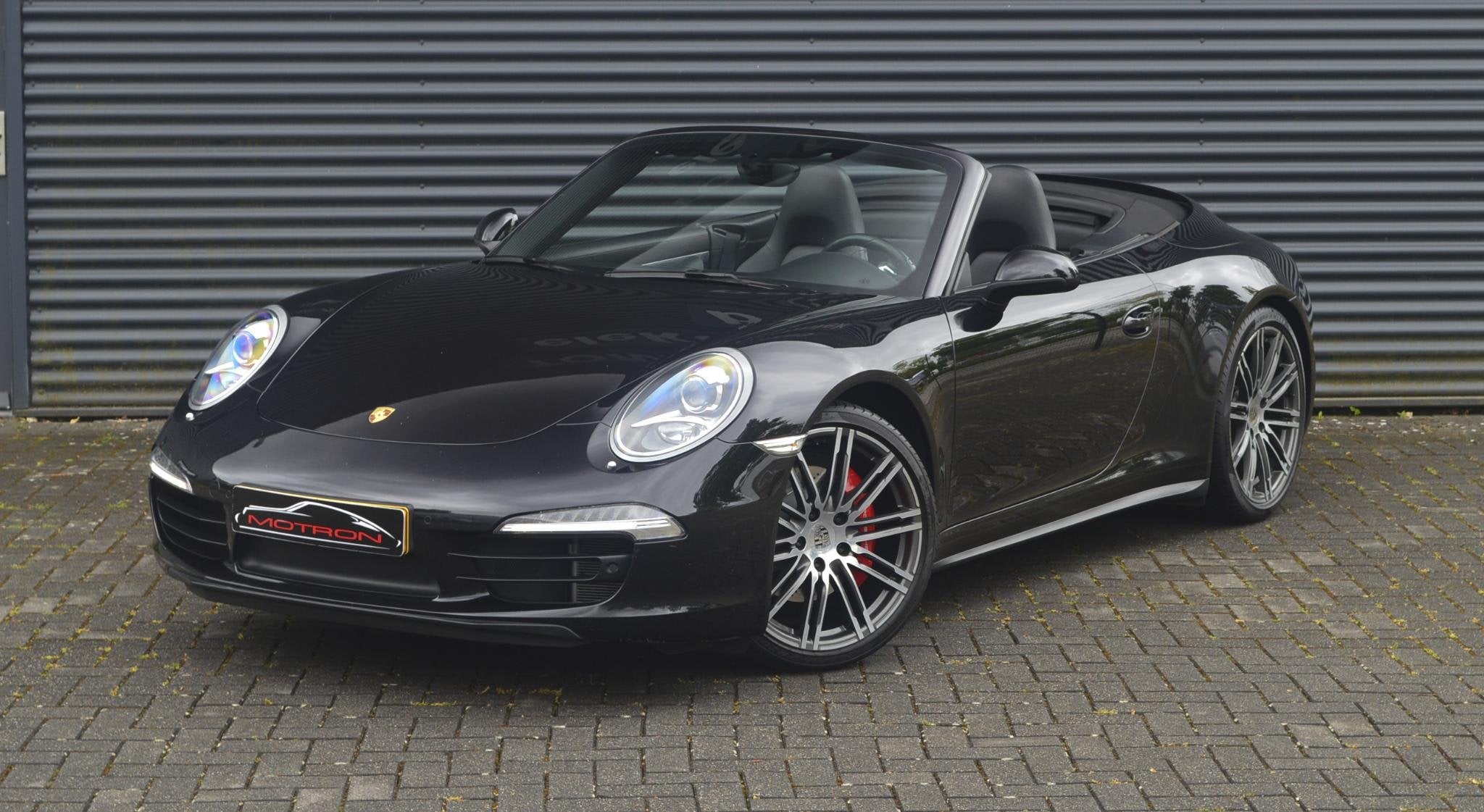 Porsche 911 991.1 3.8 Carrera 4S Cabriolet, Auto's, Automaat, Euro 5, Gebruikt, Zwart